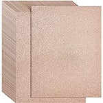 GLITTER CARD 12x12" - ROSE GOLD (10 SHEETS)