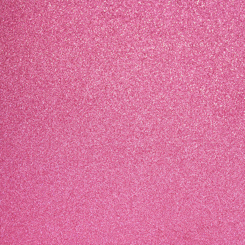 GLITTER CARD 12x12" - LIGHT FUSCHIA (10 SHEETS)