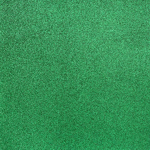 GLITTER CARD 12x12" - CHRISTMAS GREEN (10 SHEETS)