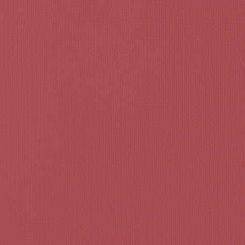 CARDSTOCK  AC TEXTURED 12x12" CRANBERRY - SOLD IN PACKS OF 10