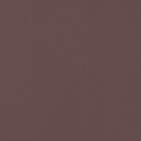 CARDSTOCK  AC TEXTURED 12x12" COFFEE (497) - SOLD IN PACKS OF 10