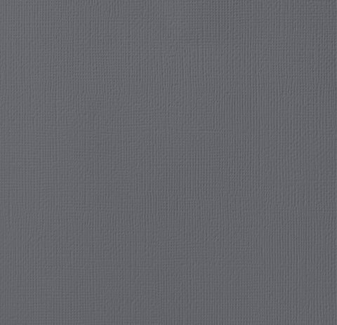 CARDSTOCK AC TEXTURED 12x12" CHARCOAL - SOLD IN PACKS OF 10