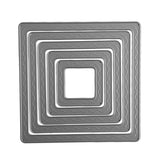 MCD - Nesties rounded squares with embossing definition - DZ034 (A)