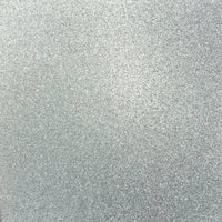 GLITTER CARD 12x12" - SILVER (10 SHEETS)