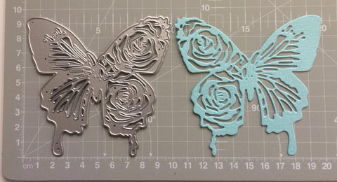 MCD - BUTTERFLY LARGE ROSE DESIGN