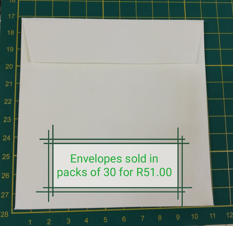 CM - Envelopes 10.5cm x 10.5cm (pack of 30)