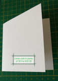 CM - Cards cut & scored 10cm x 20cm (pack of 30)