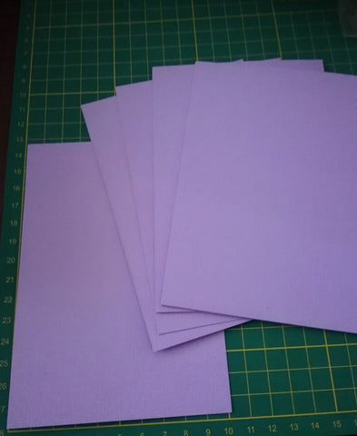 CM - Toppers - LAVENDER 10cm x 14.5cm (10 cards)