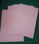 CM - Toppers - BABY PINK 10cm x 14.5cm (10 cards)