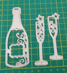 MCD - CHAMPAGNE BOTTLE WITH GLASSES