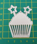 MCD D668 - CUPCAKE WITH STARS